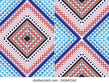 Abstract geometric patterns colorful colors design for background or wallpaper. 