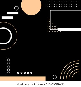Resumen de patrones geométricos del arte moderno. Textura ilustrada. Vector de fondo liso. EPS 10
