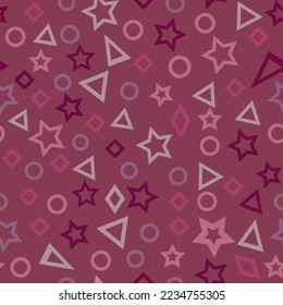 Abstract geometric patterns. seamless patterns, abstract geometric shapes