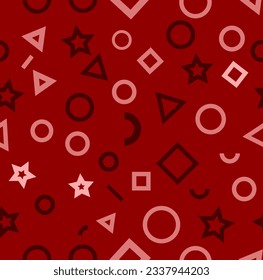 Abstrakte geometrische Muster. nahtlose Muster, abstrakte geometrische Formen
