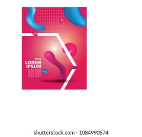 Abstract geometric patterns. Splash color, minimal design, vector illustration. colored backgrounds for posters, covers, cards, brochures, banners. eps.10