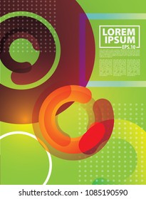 Abstract geometric patterns. Splash color, minimal design, vector illustration. colored backgrounds for posters, covers, cards, brochures, banners. eps.10