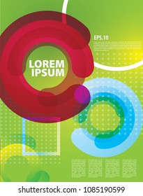 Abstract geometric patterns. Splash color, minimal design, vector illustration. colored backgrounds for posters, covers, cards, brochures, banners. eps.10