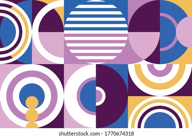 Resumen de patrón geométrico.Diseño de impresión de estilo sin foco.Diseño de vectores líneas simples y forma el fondo de mosaico.