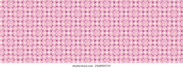 Abstract Geometric pattern,Square, Illustration, vector, alternating overlapping, orderly arrangement background, Pink and Purple, banner, website, template, colorful.