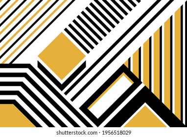 Abstract geometric pattern.Stripes print design.Vector design simple lines background.