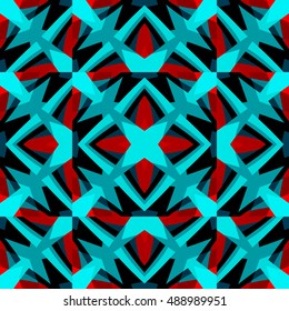 Abstract geometric pattern.Textile printing,web design, Identity, wallpaper.
