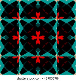 Abstract geometric pattern.Textile printing,web design, Identity, wallpaper.
