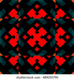 Abstract geometric pattern.Textile printing,web design, Identity, wallpaper.