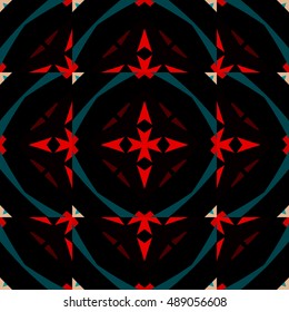 Abstract geometric pattern.Textile printing,web design, Identity, wallpaper.