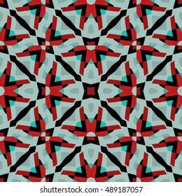 Abstract geometric pattern.Textile printing,web design, Identity, wallpaper.