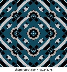 Abstract geometric pattern.Textile printing,web design, Identity, wallpaper.