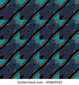 Abstract geometric pattern.Textile printing,web design, Identity, wallpaper.