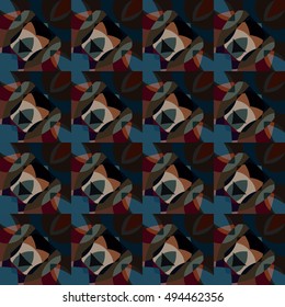 Abstract geometric pattern.Textile printing,web design, Identity, wallpaper.