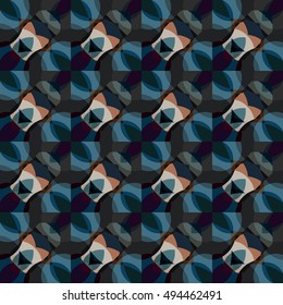 Abstract geometric pattern.Textile printing,web design, Identity, wallpaper.
