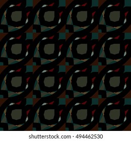 Abstract geometric pattern.Textile printing,web design, Identity, wallpaper.