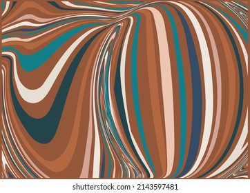 Abstract Geometric Pattern.Texture Wavy Lines, Psychedelic Stripes, Curves Lines.Optical Art Background, Vector Illustration. Psychedelic Geometrical Line.