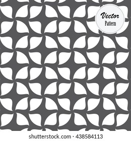 Abstract geometric petal flower