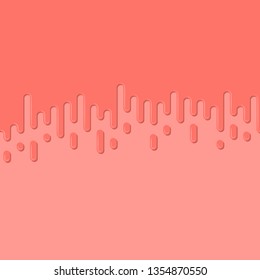 Abstract geometric pink banner. Vector illustration. Trendy pink color background