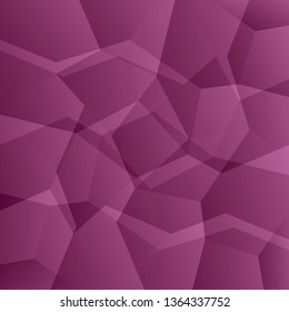 Abstract geometric pink color background, vector illustration