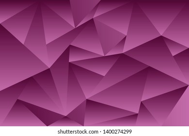 Abstract geometric pink color background, vector illustration