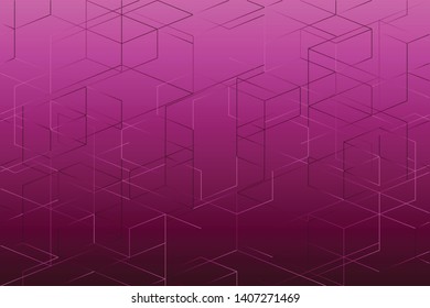 Abstract geometric pink color background, vector illustration
