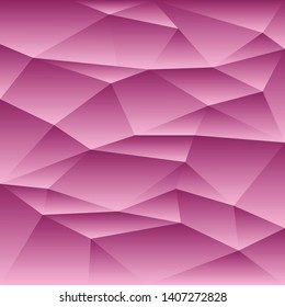 Abstract geometric pink color background, vector illustration