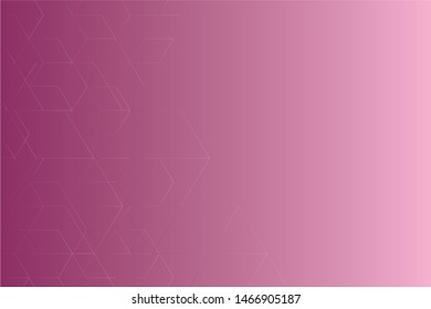 Abstract geometric pink color background, vector illustration