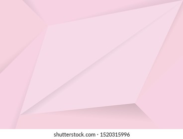 Abstract geometric pink color background.