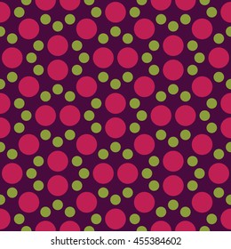 Abstract geometric pink hipster fashion pillow dots pattern