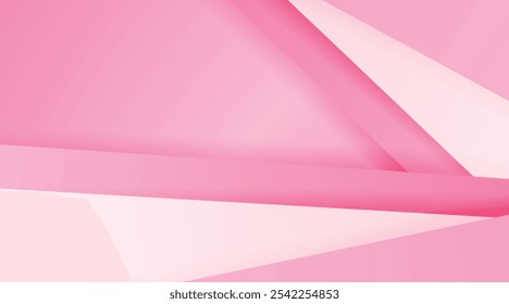 Abstract geometric pink light background. Pink background editable for headline