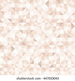 Abstract geometric pink mosaic pattern. Vector seamless background.