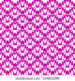 Abstract geometric pink pattern for background, decoration, design and fashion
