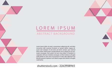 abstract geometric pink pattern background. Vector EPS 10 