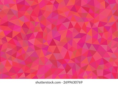 Diseño de fondo de mosaico poligonal Abstractas geométrico rosa y rojo
