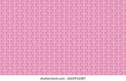Abstrakter geometrischer rosafarbener, nahtloser Musterhintergrund. Geometrisches Vektormuster.