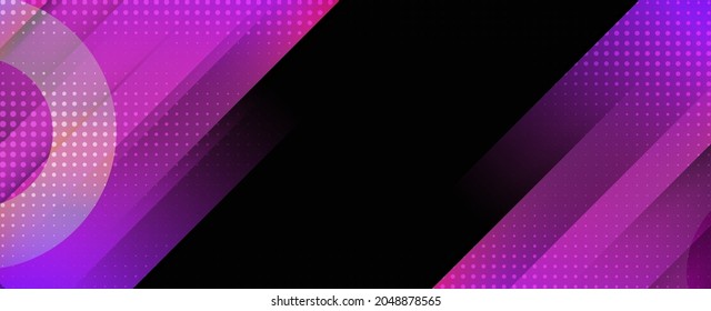 Resumen de color rosa geométrico liso y elegante color de fondo moderno vectorial