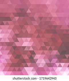 Abstrakter, geometrisch rosafarbener dreieckiger Hintergrund. Dekorativer Hintergrund kann für Tapeten, Muster, Webseitenhintergrund, Oberflächenstrukturen verwendet werden.