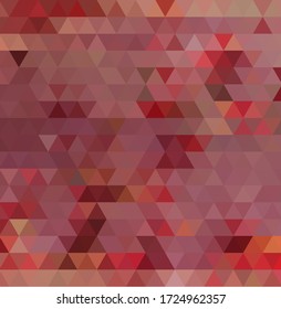Abstract geometric pink triangles background. Decorative background can be used for wallpaper, pattern, web page background, surface textures.