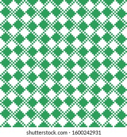 Abstract geometric pixelated seamless pattern.Mosaic style tiled vector design. Creative illustration template.