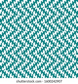 Abstract geometric pixelated zigzag seamless pattern