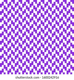 Abstract geometric pixelated zigzag seamless pattern