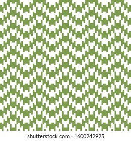 Abstract geometric pixelated zigzag seamless pattern