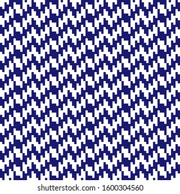 Abstract geometric pixelated zigzag seamless pattern