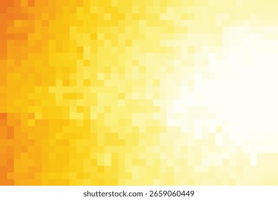 abstrato pixels geométricos padrão mosaico laranja fundo vetor ilustração modelo banner web wallpaper poster