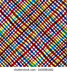 Abstract geometric plaid pattern. Seamless background. Vector image.