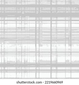 Abstract geometric plaid pattern. A seamless vector background. White and gray ornament. Graphic modern pattern. Simple lattice graphic design.