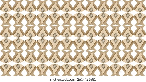 Abstract geometric plane composition in golden brown gradient as ornament and background design inspiration