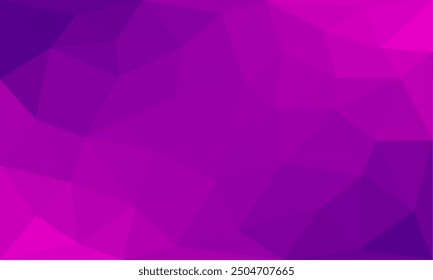 Abstract geometric polygon background. Elegant magenta and purple gradient for digital, banner, business, web, brochure, flyer, advertising, print, advertising, surface, branding, landing page