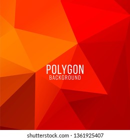 Abstract geometric polygon decorative background